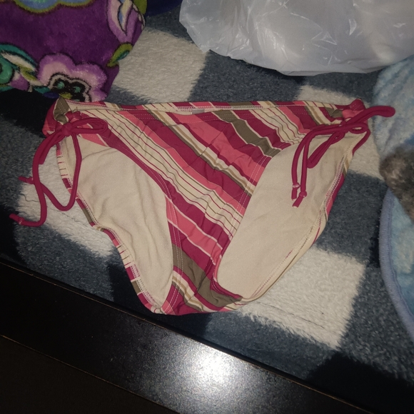 Lole Striped Bikini Bottom - Picture 1 of 5